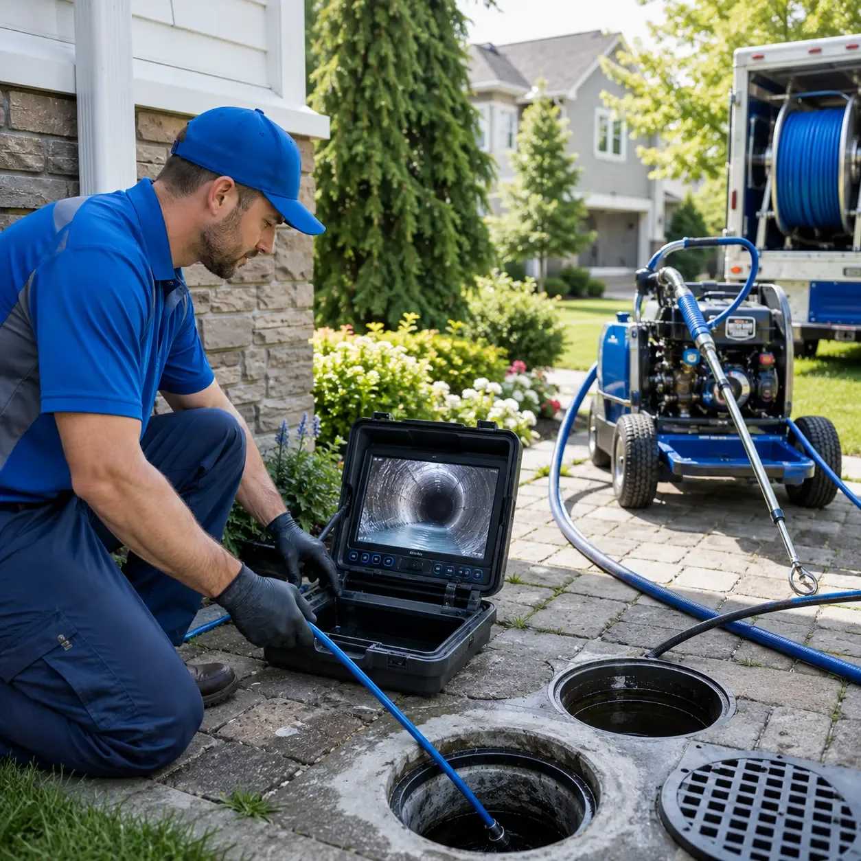 Outdoor drain cleaning professionals serving Verdunville, WV